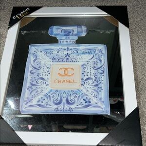 Chanel Blue and Orange Artistic Mirror